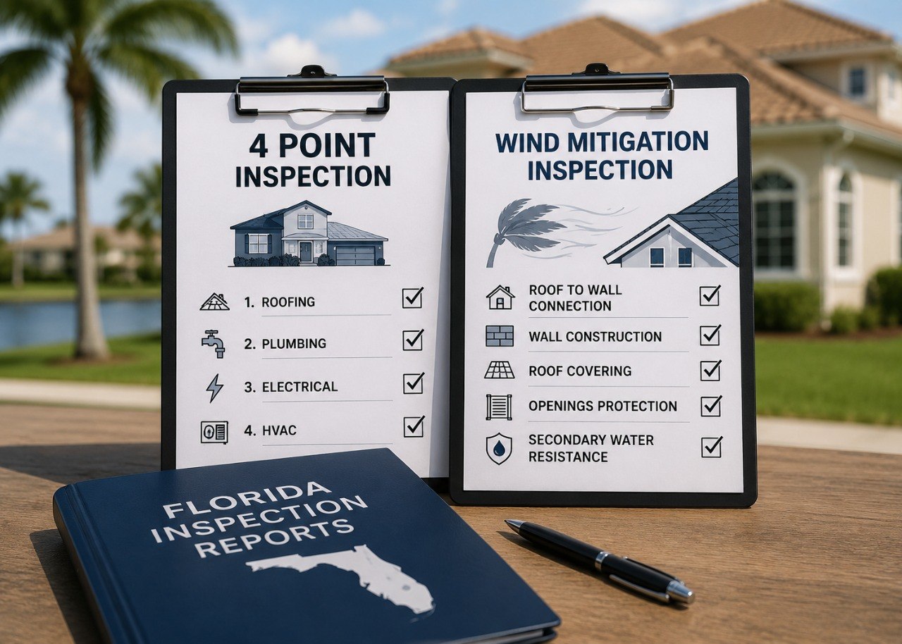 Reportes 4-Point y Wind Mitigation para Florida